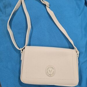 Valentino Orlandi Cream Crossbody Bag